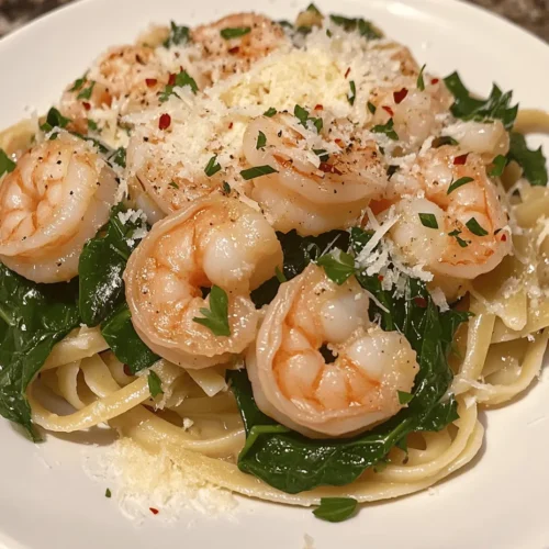 Imagine a plate of perfectly cooked pasta, glistening with a light garlic-infused sauce, vibrant green spinach, and succulent shrimp that practically melt in your mouth. This is exactly what you can expect from Lemon Garlic Shrimp Pasta with Spinach—a delightful combination of flavors and textures that makes every bite a refreshing experience. The dish captures the essence of the sea with the freshness of shrimp, the bright acidity of lemon, and the rich nutrition of spinach, creating a culinary masterpiece that’s as pleasing to the palate as it is to the eye.