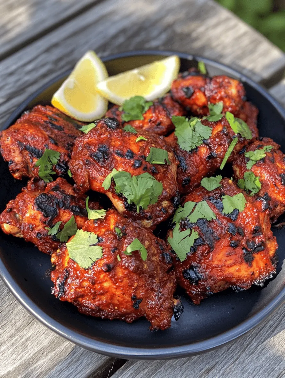 Grilled Tandoori Chicken is not just a dish; it's a celebration of flavors, aromas, and cultural heritage that has traveled from the bustling streets of India to kitchens around the globe. This iconic dish is a staple of Indian cuisine, known for its vibrant color and tantalizing taste, which stems from a unique blend of spices and cooking techniques. Traditionally, Tandoori Chicken is marinated in a rich, spiced yogurt mixture and cooked in a clay tandoor oven, which imparts a smoky flavor and crispy exterior. However, the grilled version of this dish has gained immense popularity for its convenience and ability to bring people together during outdoor gatherings, making it a perfect choice for barbecues and summer parties.