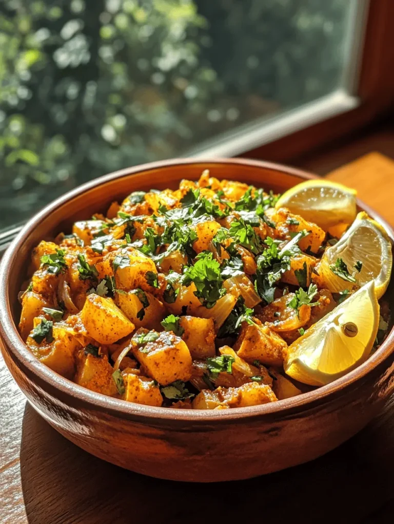 Dopiazeh Aloo is a delightful and aromatic Persian potato curry that is sure to enchant your taste buds. This dish is a perfect representation of the heart and soul of Persian cuisine, combining tender potatoes with a rich blend of spices and the natural sweetness of caramelized onions. If you have ever savored a Persian meal, you will know that every dish tells a story, and Dopiazeh Aloo is no exception. It is a comforting and hearty dish that can be enjoyed on its own or as part of a larger spread.
