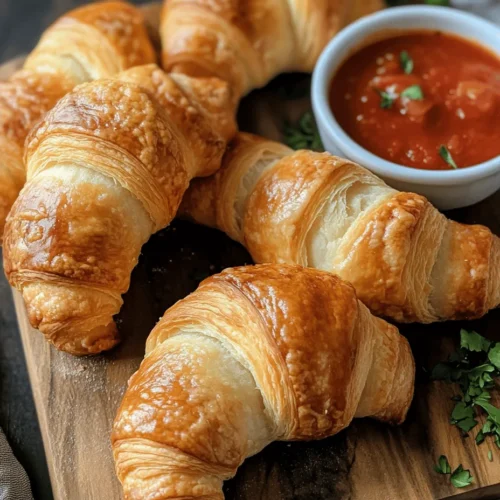 Welcome to the world of indulgent flavors and delightful textures with our Mozzarella Pepperoni Croissant Rolls recipe! If you're looking for a quick and easy snack or appetizer that will impress your family and friends, this recipe is just what you need. Imagine buttery, flaky croissants filled with a savory blend of gooey mozzarella cheese and zesty pepperoni, perfect for any occasion from cozy family gatherings to lively game days. The best part? This recipe utilizes simple ingredients that you might already have in your kitchen, making the joy of baking accessible to everyone. So, roll up your sleeves and get ready to explore the deliciousness of these croissant rolls!