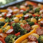 In the fast-paced world we live in, finding dinner solutions that are both flavorful and quick to prepare can feel like a daunting task. Enter the Sizzling Sheet Pan Sausage & Veggie Medley—a dish that not only delivers on taste but also offers unparalleled convenience. This recipe combines juicy smoked sausage with a vibrant array of colorful vegetables, creating a meal that is not only visually appealing but also packed with essential nutrients.