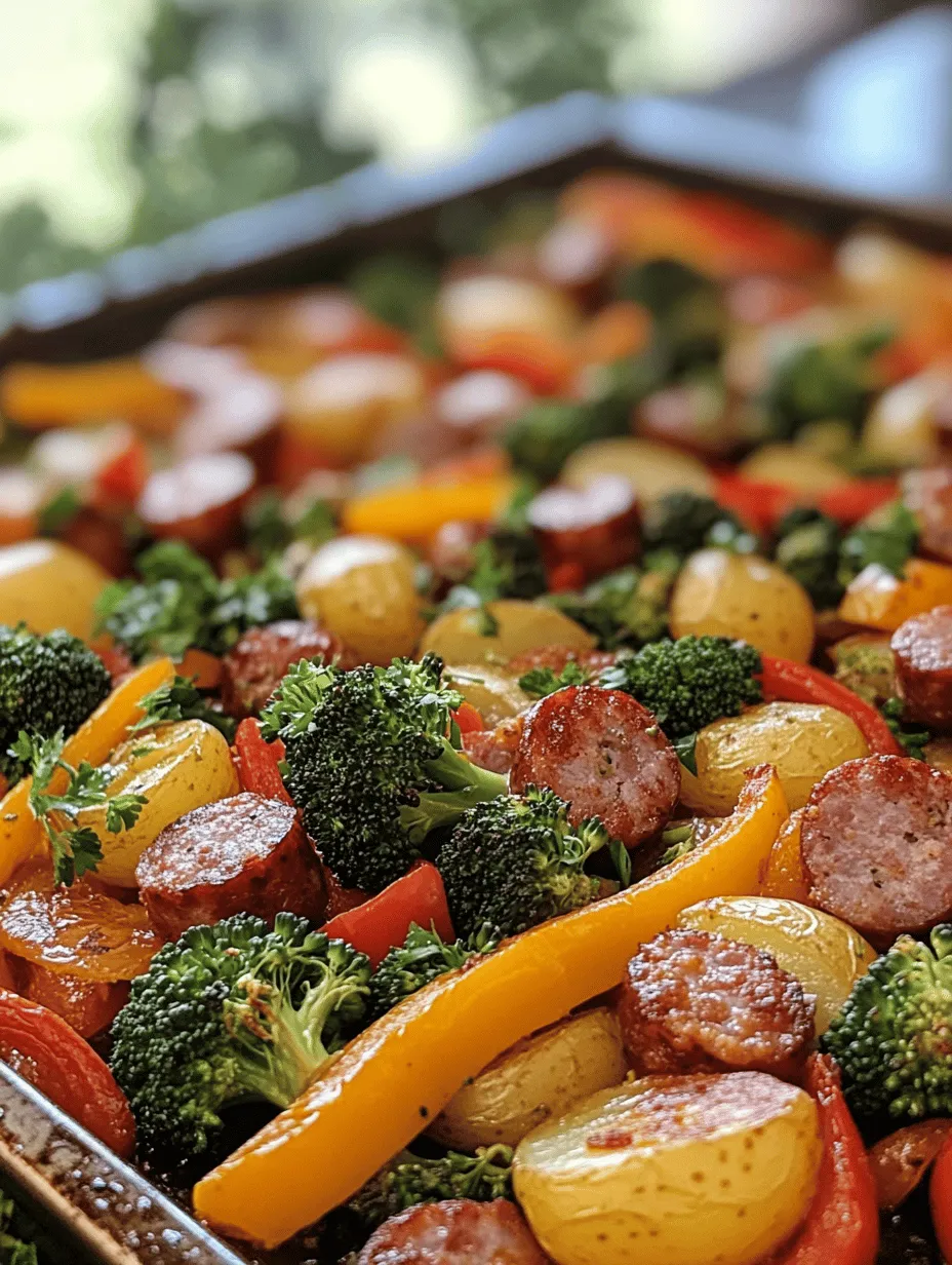In the fast-paced world we live in, finding dinner solutions that are both flavorful and quick to prepare can feel like a daunting task. Enter the Sizzling Sheet Pan Sausage & Veggie Medley—a dish that not only delivers on taste but also offers unparalleled convenience. This recipe combines juicy smoked sausage with a vibrant array of colorful vegetables, creating a meal that is not only visually appealing but also packed with essential nutrients.