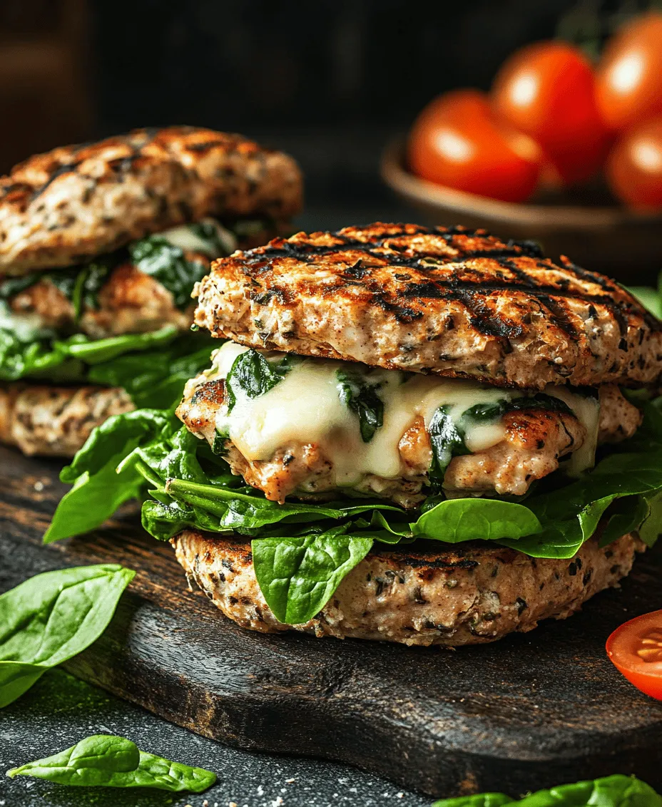 The craving for a delicious, healthy burger can often lead us to fast food drive-thrus, but why not bring that craving home with a delightful twist? Enter the Creamy White Cheddar & Spinach Chicken Burgers. This mouth-watering recipe combines the lean protein of ground chicken with the rich, creamy flavor of white cheddar cheese and the nutritious goodness of fresh spinach. Perfect for a weeknight dinner or a weekend grill session, these burgers not only satisfy your taste buds, but also keep your health in check.