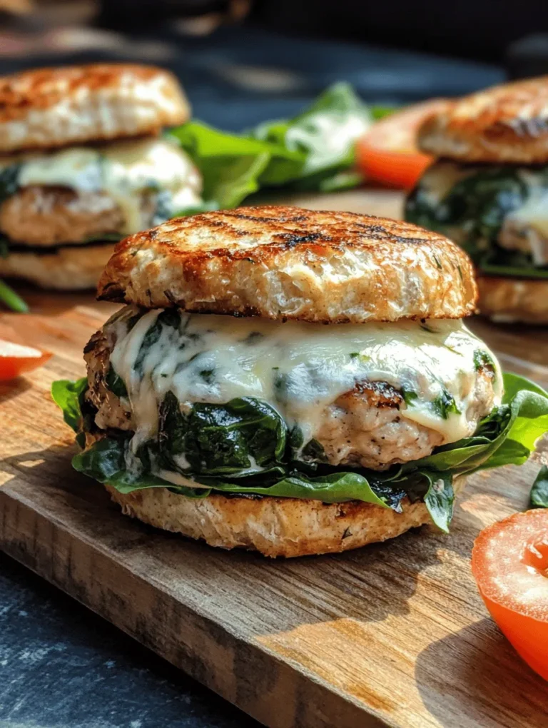 The craving for a delicious, healthy burger can often lead us to fast food drive-thrus, but why not bring that craving home with a delightful twist? Enter the Creamy White Cheddar & Spinach Chicken Burgers. This mouth-watering recipe combines the lean protein of ground chicken with the rich, creamy flavor of white cheddar cheese and the nutritious goodness of fresh spinach. Perfect for a weeknight dinner or a weekend grill session, these burgers not only satisfy your taste buds, but also keep your health in check.
