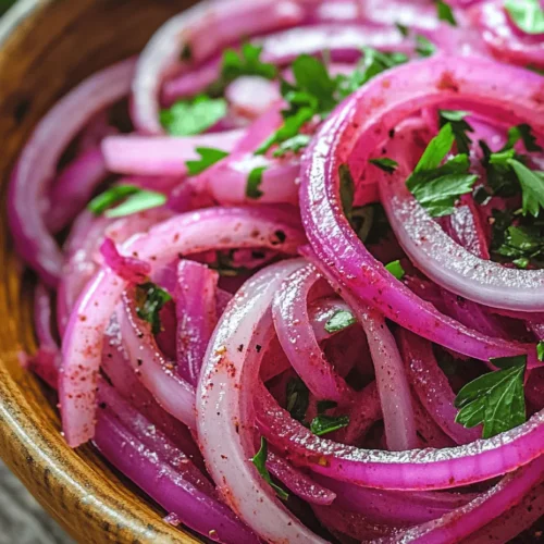 In the realm of culinary delights, few ingredients can transform a dish quite like a simple onion, especially when enhanced with the tangy and vibrant flavor of sumac. Zesty Sumac Onions not only bring a burst of flavor but also a beautiful pop of color to your meals. This recipe is quick, easy, and versatile, making it the perfect accompaniment for grilled meats, salads, and wraps. Today, we delve into the art of preparing these zesty onions, exploring their ingredients, benefits, and serving suggestions.