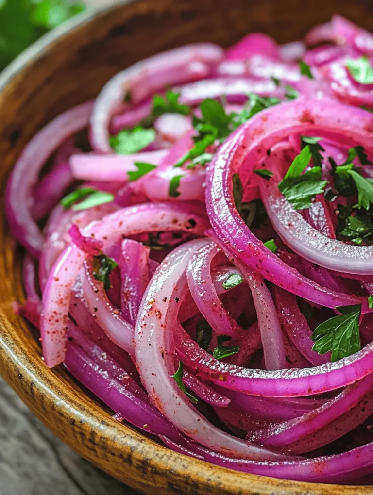 In the realm of culinary delights, few ingredients can transform a dish quite like a simple onion, especially when enhanced with the tangy and vibrant flavor of sumac. Zesty Sumac Onions not only bring a burst of flavor but also a beautiful pop of color to your meals. This recipe is quick, easy, and versatile, making it the perfect accompaniment for grilled meats, salads, and wraps. Today, we delve into the art of preparing these zesty onions, exploring their ingredients, benefits, and serving suggestions.
