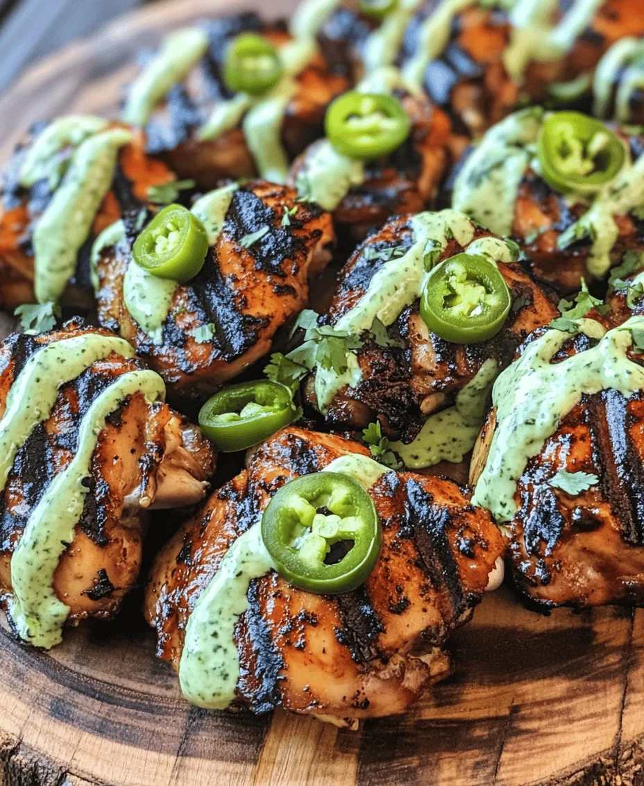 Peruvian cuisine is a vibrant tapestry of flavors, colors, and textures, reflecting the country's rich cultural heritage and diverse ingredients. Among the myriad of dishes that celebrate this culinary tradition, <strong>grilled chicken</strong> stands out as a beloved staple in many Peruvian households. It is not just a meal; it represents a gathering of family and friends, where the aromas of grilling mingle with laughter and conversation.” /></p>
</p>
<h3>Marinating the Chicken</h3>
</p>
<p>To create the best Peruvian Grilled Chicken, marination is key. Begin by preparing your marinade. In a mixing bowl, combine the following ingredients: olive oil, lime juice, minced garlic, ground cumin, paprika, and a generous pinch of salt and pepper. The acid from the lime juice not only tenderizes the chicken but also infuses the meat with a zesty flavor.</p>
</p>
<p>Place your chicken pieces—whether you choose thighs, drumsticks, or a whole spatchcocked chicken—into a large resealable plastic bag or a shallow dish. Pour the marinade over the chicken, ensuring each piece is well coated. Seal the bag or cover the dish tightly with plastic wrap.</p>
</p>
<p>For optimal flavor infusion, marinate the chicken for at least 2 hours, though overnight marination is ideal. This extended time allows the flavors to penetrate deeply into the meat. If you’re short on time, even a 30-minute soak can impart a noticeable difference, but the longer, the better. Store the marinating chicken in the refrigerator, and remember to occasionally turn the bag or flip the pieces to ensure even distribution of the marinade.</p>
</p>
<h3>Making the Creamy Green Sauce</h3>
</p>
<p>While the chicken is marinating, it’s time to prepare the creamy green sauce, a signature component of this dish. Start by gathering the ingredients: fresh cilantro, parsley, jalapeño, garlic, lime juice, mayonnaise, Greek yogurt (or sour cream), and a pinch of salt.</p>
</p>
<p>In a blender or food processor, combine the cilantro, parsley, jalapeño (with or without seeds depending on your heat preference), garlic, and lime juice. Blend until finely chopped. Next, add the mayonnaise and Greek yogurt, along with a pinch of salt to taste. Blend again until the sauce reaches a smooth, creamy consistency.</p>
</p>
<p>Adjust the heat level according to your preference. If you enjoy a spicier kick, include the seeds of the jalapeño; for a milder flavor, remove them before blending. The sauce should be vibrant green and aromatic, and you can store it in the refrigerator until ready to serve. This sauce can be made a day in advance, allowing the flavors to meld beautifully.</p>
</p>
<h3>Grilling Techniques</h3>
</p>
<p>Now that the chicken is marinated and the sauce is ready, it’s time to fire up the grill. Preheat your grill to medium-high heat, around 375°F to 400°F (190°C to 200°C). Proper preheating is crucial to achieving those beautiful grill marks and a juicy interior.</p>
</p>
<p>If you’re using a charcoal grill, allow the coals to burn until they are covered with white ash, which indicates that they are ready. For gas grills, simply turn the burners on and close the lid for about 10-15 minutes.</p>
</p>
<p>Before placing the chicken on the grill, ensure that the grates are clean and lightly oiled to prevent sticking. Place the marinated chicken pieces skin-side down on the grill. Grill for approximately 6-8 minutes before flipping them. Cooking times will vary based on the size and type of the chicken pieces. Thighs and drumsticks typically take about 25-30 minutes in total, while breasts may take a little less time.</p>
</p>
<p>Once the chicken is golden brown and has developed a beautiful crust, check for doneness. The internal temperature should reach 165°F (75°C). After removing the chicken from the grill, allow it to rest for about 5-10 minutes. This resting period allows the juices to redistribute, resulting in moist and flavorful chicken.</p>
</p>
<h3>Serving Suggestions</h3>
</p>
<p>Peruvian Grilled Chicken pairs wonderfully with a variety of sides that enhance its bold flavors. For a fresh and vibrant pairing, consider a crisp salad made with mixed greens, tomatoes, and avocados drizzled with a lime vinaigrette.</p>
</p>
<p>Another excellent side is Peruvian-style rice, which is often cooked with a hint of cilantro and lime, echoing the flavors of the chicken and sauce. Grilled vegetables such as zucchini, bell peppers, and asparagus also complement the dish beautifully. If you’re looking for heartiness, serve the chicken with traditional Peruvian sides like fried plantains or corn on the cob.</p>
</p>
<p>To complete the meal, drizzle some of the creamy green sauce over the chicken and serve extra on the side for dipping. This not only adds flavor but also makes for a beautiful presentation.</p>
</p>
<h3>Nutritional Information</h3>
</p>
<p>Peruvian Grilled Chicken with Creamy Green Sauce is not only delicious but also offers several health benefits. Chicken is an excellent source of high-quality protein, essential for muscle growth and repair. The use of fresh herbs in the green sauce contributes antioxidants and vitamins, while the healthy fats from olive oil and mayonnaise provide energy.</p>
</p>
<p>A typical serving (one grilled chicken thigh with sauce) contains approximately 300-400 calories, depending on the size and cooking method. It is low in carbohydrates, making it suitable for various dietary preferences, including low-carb diets. The balance of protein and healthy fats makes this dish satisfying without being overly heavy.</p>
</p>
<h3>Cultural Significance of Grilled Chicken in Peru</h3>
</p>
<p>In Peru, grilled chicken is more than just a meal; it is a cultural staple that brings families and friends together. Known as “Pollo a la Brasa,” this dish is famous across the country and is often enjoyed during family gatherings, celebrations, and festivals. The preparation and enjoyment of grilled chicken are steeped in tradition, reflecting the country’s diverse culinary heritage.</p>
</p>
<p>Pollo a la Brasa originated in Lima and has gained popularity worldwide. It is typically served with a variety of sides, including French fries, salad, and dipping sauces, much like the creamy green sauce featured in this recipe. The communal aspect of sharing a meal of grilled chicken enhances its cultural significance, making it a beloved dish that transcends generations.</p>
</p>
<h3>Variations on the Recipe</h3>
</p>
<p>While this recipe focuses on the classic preparation of Peruvian Grilled Chicken with Creamy Green Sauce, there are numerous ways to customize it to suit your taste preferences. For instance, you can experiment with different herbs in the green sauce, such as adding mint for a refreshing twist or incorporating avocado for extra creaminess.</p>
</p>
<p>If you’re looking to switch up the protein, turkey or pork can be marinated and grilled using the same techniques with excellent results. Additionally, you can play with the heat levels by substituting jalapeños with milder peppers or adding more varied spices to the marinade.</p>
</p>
<p>For a completely different flavor profile, consider making a citrus marinade with orange and lime juice, garlic, and oregano for a Mediterranean flair.</p>
</p>
<h3>Conclusion</h3>
</p>
<p>Peruvian Grilled Chicken with Creamy Green Sauce is a delightful dish that showcases the rich culinary traditions of Peru. The combination of perfectly grilled chicken, vibrant herbs, and creamy sauce creates a flavor experience that is both satisfying and refreshing. Whether you’re hosting a summer barbecue or looking for a comforting weeknight dinner, this recipe is sure to impress.</p>
</p>
<p>By embracing this dish in your home, you not only enjoy its deliciousness but also celebrate the diverse heritage that inspired it. So gather your ingredients, fire up the grill, and indulge in the flavors of Peru—your taste buds will thank you.</p>
<div id=