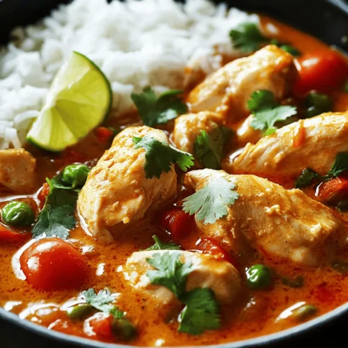 Kuku Paka is a delightful chicken dish that hails from East Africa, particularly popular in Kenyan cuisine. Known for its combination of tender chicken pieces simmered in a rich coconut sauce, Kuku Paka captivates the palate with its aromatic spices and creamy texture. As a dish that embodies the essence of East African culinary traditions, Kuku Paka is not just a meal; it is a flavorful experience that transports you to the vibrant streets of Nairobi or the coastal towns of Mombasa.