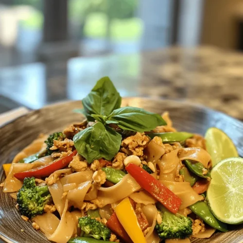 In the vibrant realm of Thai cuisine, few dishes capture the essence of bold flavors and delightful aromas as effectively as Spicy Thai Drunken Noodles. Known as "Pad Kee Mao," this popular street food is a favorite among both locals and tourists for its spicy kick, satisfying texture, and aromatic profile. With its harmonious mix of fresh vegetables, aromatic herbs, and tender rice noodles, Spicy Thai Drunken Noodles is not just a meal; it’s an experience that transports you to the bustling streets of Thailand.
