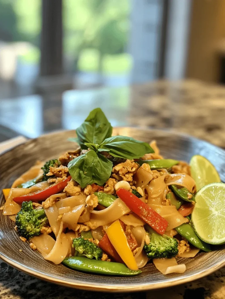 In the vibrant realm of Thai cuisine, few dishes capture the essence of bold flavors and delightful aromas as effectively as Spicy Thai Drunken Noodles. Known as "Pad Kee Mao," this popular street food is a favorite among both locals and tourists for its spicy kick, satisfying texture, and aromatic profile. With its harmonious mix of fresh vegetables, aromatic herbs, and tender rice noodles, Spicy Thai Drunken Noodles is not just a meal; it’s an experience that transports you to the bustling streets of Thailand.