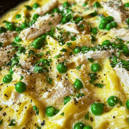 Chicken Carbonara is a beloved classic that originates from Italy, renowned for its creamy texture, rich flavors, and comforting qualities. This dish has captured the hearts of food enthusiasts worldwide, offering a delightful combination of simple ingredients that come together to create a satisfying meal. The appeal of Chicken Carbonara lies not only in its indulgent taste but also in its versatility—making it an ideal choice for both casual weeknight dinners and special occasions.