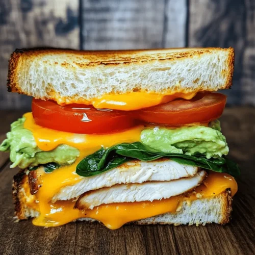 In the world of sandwiches, few combinations are as satisfying as the Chicken Avocado Melt. This delightful meal brings together tender, seasoned chicken, creamy avocado, and a melty cheese blend, all nestled between slices of perfectly toasted bread. The combination of flavors and textures in this recipe makes it a favorite for lunch or a quick dinner. With the increasing popularity of health-conscious eating, the Chicken Avocado Melt stands out not just for its taste but also for its nutritional benefits, making it an ideal choice for those looking to indulge without compromising on health.