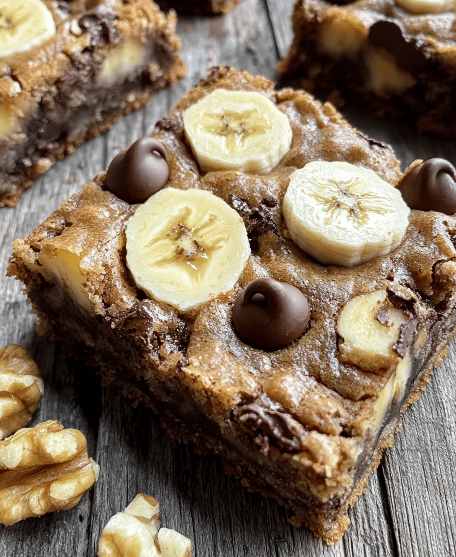 Chocolate Chip Banana Bars are a delightful and easy-to-make treat that perfectly marries the classic flavors of banana bread with the indulgence of rich chocolate. As baking enthusiasts know, ripe bananas are the secret to creating moist, flavorful desserts, and when combined with chocolate chips, they transform into a luscious snack or dessert that is hard to resist. This recipe not only satisfies your sweet tooth but also offers a comforting nostalgia that comes from the familiar pairing of bananas and chocolate.
