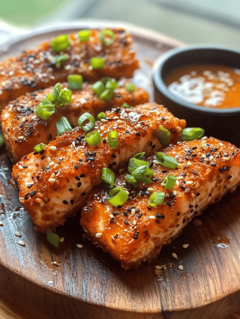 Delight your taste buds with the irresistible combination of crispy textures and sweet-savory flavors in our Crispy Honey Garlic Salmon Bites. This dish is perfect for a quick weeknight dinner, an impressive appetizer for gatherings, or a delicious addition to your meal prep routine. Not only does this recipe offer a simple and straightforward preparation process, but it also showcases the rich nutritional benefits of salmon, making it a wholesome choice for health-conscious eaters.