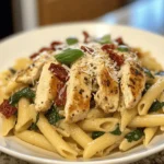 Tuscan Chicken Pasta Delight is a delightful dish that transports your taste buds straight to the sun-drenched hills of Tuscany. This Italian-inspired recipe is a harmonious blend of tender chicken, creamy sauce, and perfectly cooked pasta, making it a favorite among food enthusiasts across the globe. With its roots deeply embedded in the rich culinary traditions of Italy, this dish stands out for its simplicity, freshness, and robust flavors.