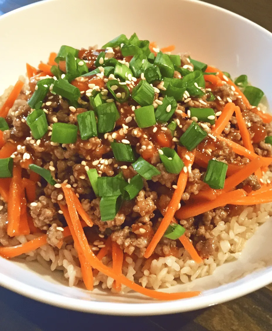 Korean cuisine has taken the culinary world by storm, gaining a dedicated following among food enthusiasts and home cooks alike. With its vibrant flavors, diverse ingredients, and emphasis on freshness, it’s no wonder that Korean dishes are becoming staples in households around the globe. Among the many delightful offerings, the Savory Korean Ground Beef Bowl stands out as a simple yet incredibly flavorful dish that beautifully embodies the essence of Korean cooking.