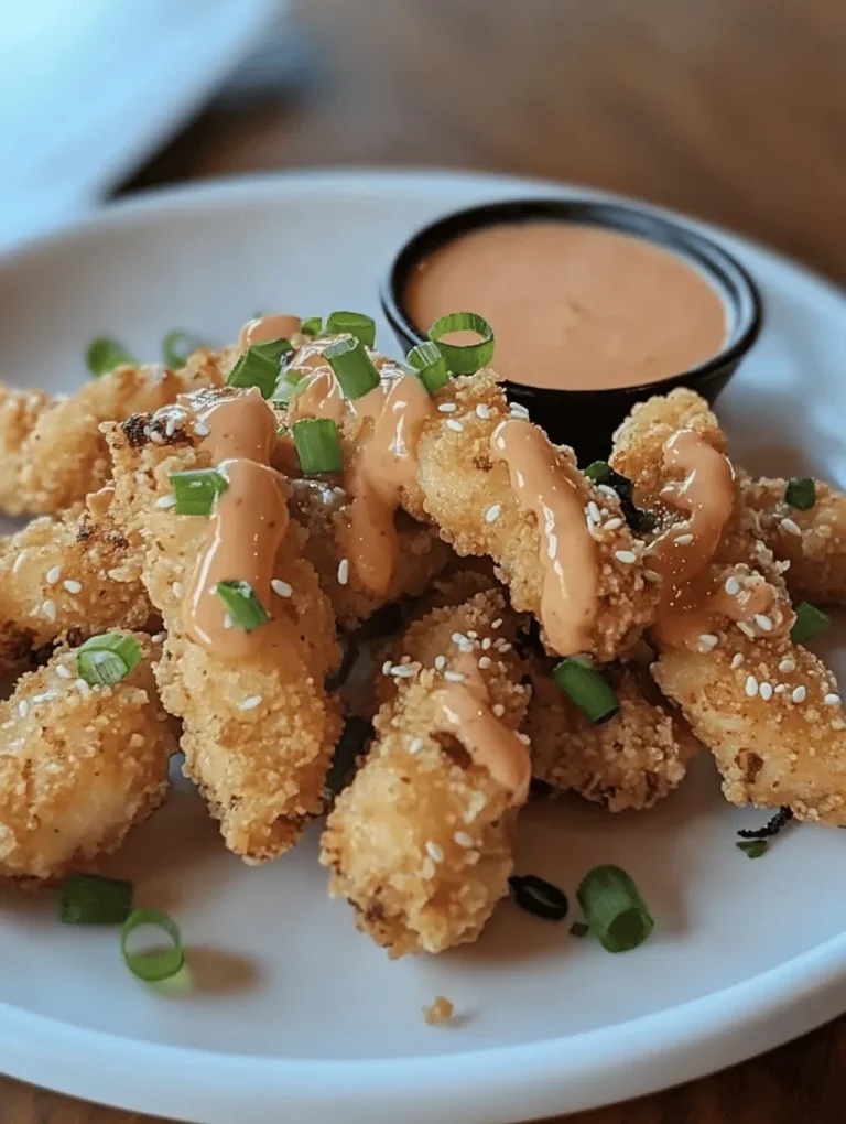 Crispy Bang Bang Chicken is a dish that has taken the culinary world by storm, captivating taste buds with its delightful combination of crunchy textures and a savory, spicy sauce. This dish is not just a meal; it’s an experience that brings together the best of both worlds—crispy, golden-brown chicken that’s complemented by a creamy, tangy sauce that packs a punch. Whether served as an appetizer at a gathering or as the main attraction on a weeknight dinner table, Bang Bang Chicken is versatile enough to satisfy any craving.