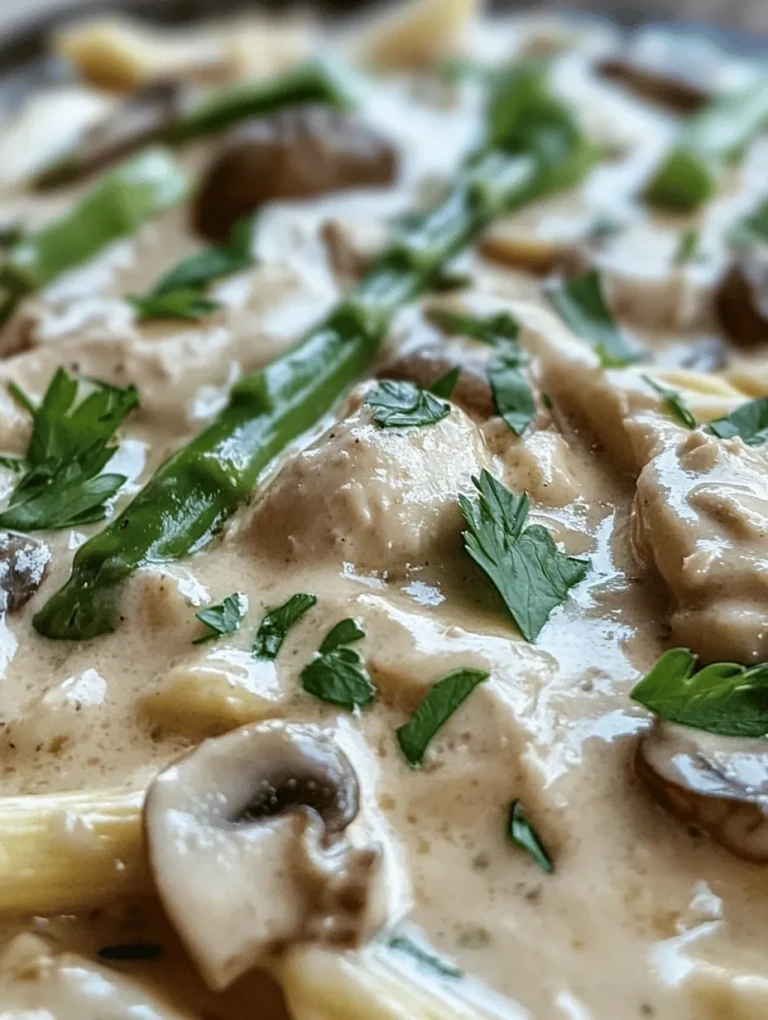 In the realm of culinary delights, creamy pasta dishes hold a special place in the hearts of many. Their rich flavors and comforting textures create a symphony of tastes that can transform any meal into a memorable experience. One such dish that epitomizes this indulgence is Creamy Mushroom and Asparagus Chicken Penne. This delightful recipe combines tender pieces of chicken, fresh asparagus, and earthy mushrooms enveloped in a velvety sauce, making it an irresistible option for a weeknight dinner or a cozy gathering with friends and family.