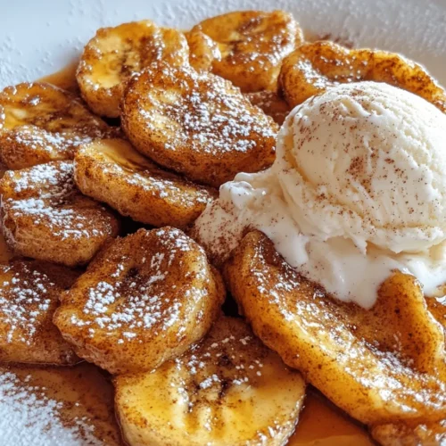 Fried bananas with cinnamon butter sauce are a beloved dessert that evokes warm memories of childhood treats and tropical getaways. This indulgent dish boasts a perfect combination of sweet, tender bananas enveloped in a crispy coating, all drenched in a rich and aromatic cinnamon butter sauce. Whether you are craving a quick snack or preparing to impress guests at your next gathering, this recipe is sure to delight your taste buds and fill your kitchen with enticing aromas.