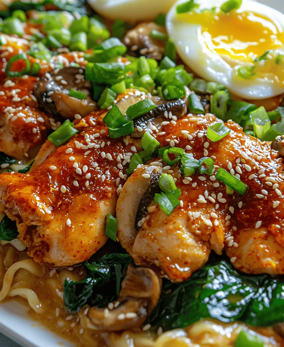 Ramen has transcended its origins in Japan to become a beloved dish around the world. This versatile noodle soup has captivated the hearts and taste buds of food lovers everywhere, with its rich broth, satisfying noodles, and a variety of toppings that can be customized to suit any palate. From traditional miso varieties to innovative takes like cold ramen salads, the options seem endless. However, one recipe stands out for its unique balance of flavors and textures: Fiery Chicken Ramen with Creamy Garlic Sauce.