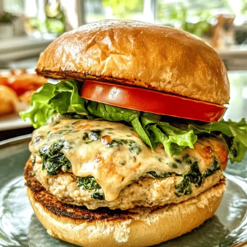 Chicken burgers have gained traction for several reasons, primarily their health benefits and adaptability. Ground chicken is leaner than beef, offering a lower-fat option without sacrificing flavor. The Savory White Cheddar & Spinach Chicken Burger takes this concept a step further by incorporating fresh spinach and creamy white cheddar cheese, creating a mouthwatering combination that is both delicious and nutritious.