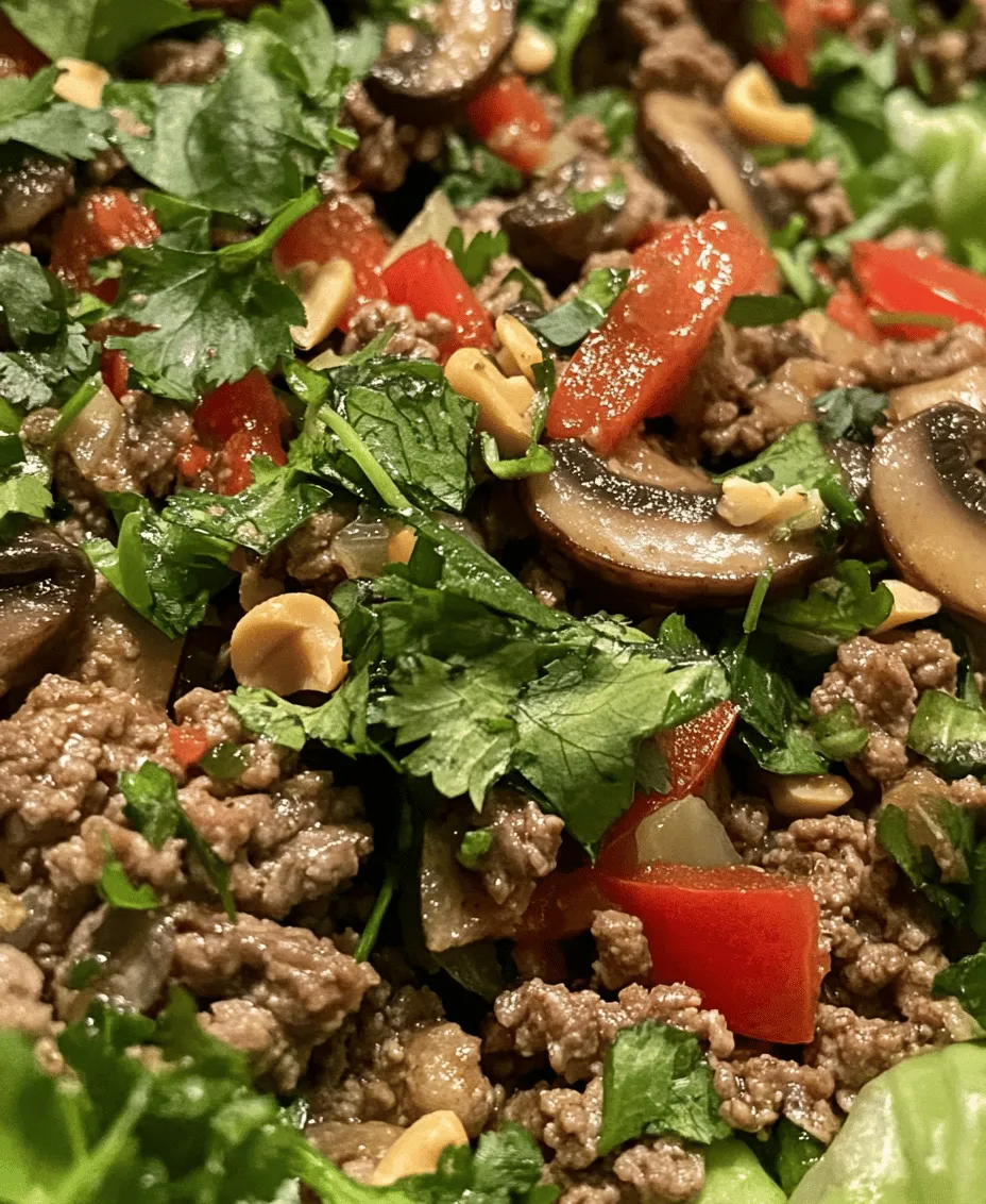 Explore the vibrant flavors of Asian cuisine with our Asian-Style Ground Beef Lettuce Wraps. As a culinary delight that marries taste and health, this dish offers a fresh twist on traditional wraps, allowing you to indulge in a satisfying meal while keeping carbs at bay. Whether you’re looking for a quick weeknight dinner or an impressive appetizer for entertaining guests, these lettuce wraps are simple to prepare yet undeniably delicious.