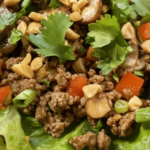 Explore the vibrant flavors of Asian cuisine with our Asian-Style Ground Beef Lettuce Wraps. As a culinary delight that marries taste and health, this dish offers a fresh twist on traditional wraps, allowing you to indulge in a satisfying meal while keeping carbs at bay. Whether you’re looking for a quick weeknight dinner or an impressive appetizer for entertaining guests, these lettuce wraps are simple to prepare yet undeniably delicious.
