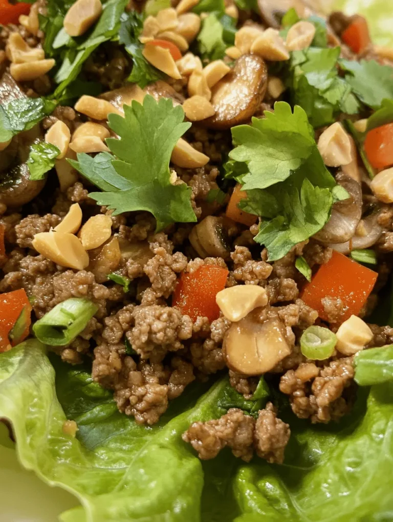 Explore the vibrant flavors of Asian cuisine with our Asian-Style Ground Beef Lettuce Wraps. As a culinary delight that marries taste and health, this dish offers a fresh twist on traditional wraps, allowing you to indulge in a satisfying meal while keeping carbs at bay. Whether you’re looking for a quick weeknight dinner or an impressive appetizer for entertaining guests, these lettuce wraps are simple to prepare yet undeniably delicious.