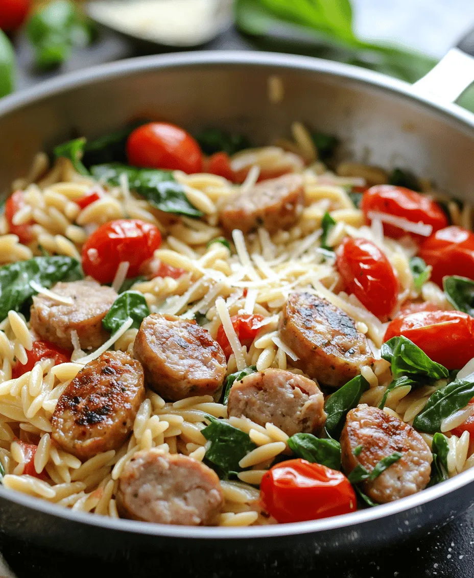 If you’re in search of a delicious, comforting meal that can be whipped up in a snap, look no further than the Creamy Chicken Sausage Orzo Skillet. This dish combines the robust flavors of chicken sausage with the delightful texture of orzo pasta, all enveloped in a rich, creamy sauce. It’s a meal that satisfies the whole family while also being perfect for busy weeknights.