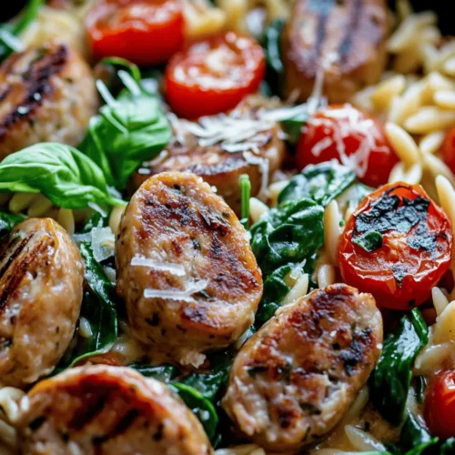 If you’re in search of a delicious, comforting meal that can be whipped up in a snap, look no further than the Creamy Chicken Sausage Orzo Skillet. This dish combines the robust flavors of chicken sausage with the delightful texture of orzo pasta, all enveloped in a rich, creamy sauce. It’s a meal that satisfies the whole family while also being perfect for busy weeknights.