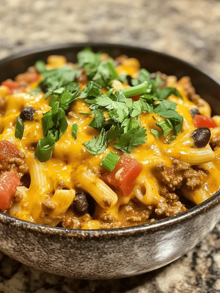 If you're searching for a dish that delivers on comfort and flavor, look no further than Spicy Cheesy Chili Mac. This hearty meal is a delightful fusion of two beloved classics: macaroni and cheese, combined with the robust, savory elements of chili. Ideal for family dinners, gatherings with friends, or simply a cozy night in, this dish captivates with its creamy texture and spicy kick, making it an instant favorite among both kids and adults alike.