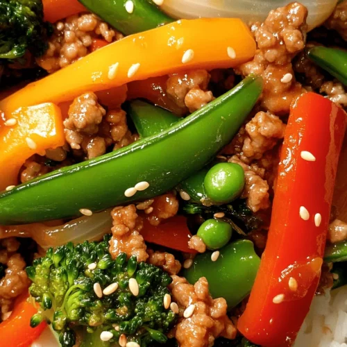 If you're looking for a dish that marries flavor with nutrition and convenience, look no further than savory ground turkey teriyaki stir fry. This delightful recipe features tender ground turkey coated in a sweet and savory teriyaki sauce, complemented by a vibrant medley of fresh vegetables. Not only does it deliver on taste, but it also epitomizes the importance of quick and nutritious meals that can fit seamlessly into busy lifestyles.