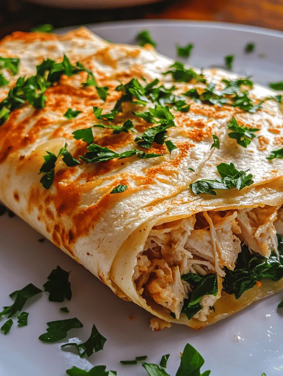 In the ever-evolving landscape of contemporary cooking, wraps have solidified their status as a beloved meal option. Their versatility allows them to be customized to suit a wide range of tastes and dietary preferences, making them a popular choice for both casual home cooks and gourmet chefs alike. Among the myriad of wrap recipes available, Cheesy Garlic Chicken Wraps stand out as a delectable fusion of flavors that merges tender chicken, gooey cheese, and aromatic garlic, all wrapped in a soft tortilla. This dish not only appeals to your taste buds but also provides a satisfying meal that can be prepared in a matter of minutes.