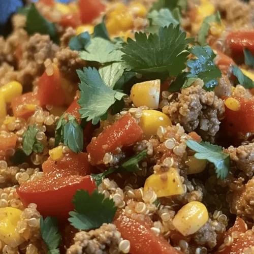 When it comes to easy, nutritious, and satisfying meals, few dishes can compete with Savory Ground Turkey and Peppers Delight. This delightful recipe combines the wholesome goodness of lean ground turkey with vibrant bell peppers and a medley of spices, making it not only a feast for the eyes but also a treat for the taste buds. With its hearty ingredients and robust flavors, this dish is perfect for weeknight dinners or meal prep, allowing you to serve up deliciousness in a hurry.