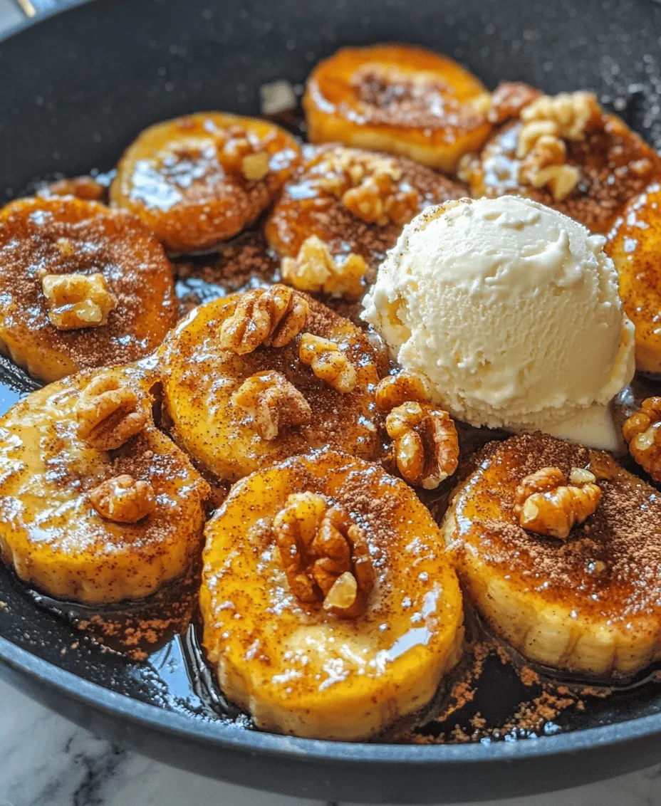 To create the perfect Sweet and Spicy Pan Fried Cinnamon Bananas, it’s essential to understand the role each ingredient plays in this delightful dish. Each component contributes not only to the flavor but also to the texture and overall experience.