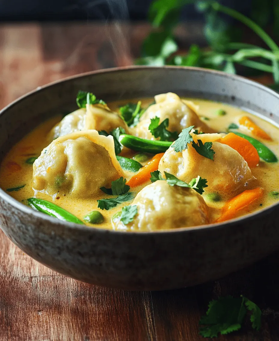 Welcome to the world of comfort food, where aromatic spices and hearty ingredients come together to create an unforgettable dining experience. Today, we’re diving into the delightful recipe for Irresistible Curry Dumpling Soup—a dish that not only warms the soul but also tantalizes the taste buds. The unique combination of curry-flavored dumplings nestled in a creamy soup makes this dish a standout for any mealtime, whether it’s a cozy night in, a festive gathering, or a special occasion.
