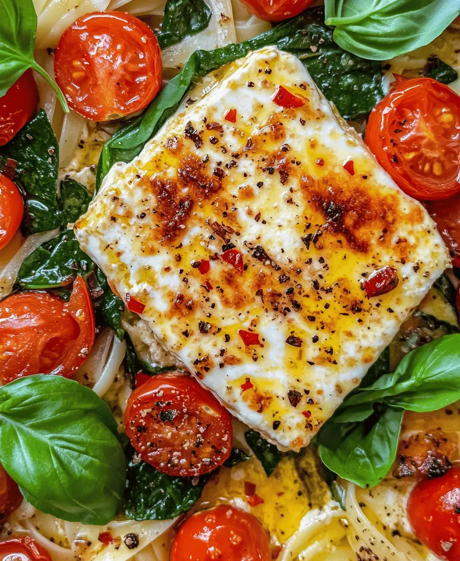 In recent years, a delightful trend has taken social media by storm, captivating home cooks and food enthusiasts alike: baked feta pasta. This dish, which combines the creamy, tangy flavor of baked feta cheese with the comforting texture of pasta, has become a staple in kitchens around the world. Its rise in popularity is a testament to the unique combination of flavors that come together to create a truly satisfying meal. What makes this dish even more appealing is its simplicity and accessibility, making it suitable for chefs of all skill levels. Whether you're a novice in the kitchen or an experienced home cook, the Creamy Baked Feta Pasta Delight offers a delightful culinary experience that is both delicious and easy to prepare.