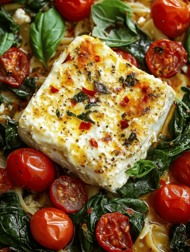 In recent years, a delightful trend has taken social media by storm, captivating home cooks and food enthusiasts alike: baked feta pasta. This dish, which combines the creamy, tangy flavor of baked feta cheese with the comforting texture of pasta, has become a staple in kitchens around the world. Its rise in popularity is a testament to the unique combination of flavors that come together to create a truly satisfying meal. What makes this dish even more appealing is its simplicity and accessibility, making it suitable for chefs of all skill levels. Whether you're a novice in the kitchen or an experienced home cook, the Creamy Baked Feta Pasta Delight offers a delightful culinary experience that is both delicious and easy to prepare.