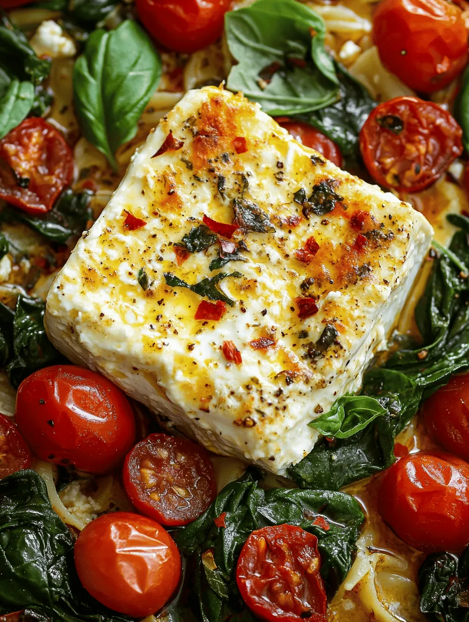 In recent years, a delightful trend has taken social media by storm, captivating home cooks and food enthusiasts alike: baked feta pasta. This dish, which combines the creamy, tangy flavor of baked feta cheese with the comforting texture of pasta, has become a staple in kitchens around the world. Its rise in popularity is a testament to the unique combination of flavors that come together to create a truly satisfying meal. What makes this dish even more appealing is its simplicity and accessibility, making it suitable for chefs of all skill levels. Whether you're a novice in the kitchen or an experienced home cook, the Creamy Baked Feta Pasta Delight offers a delightful culinary experience that is both delicious and easy to prepare.