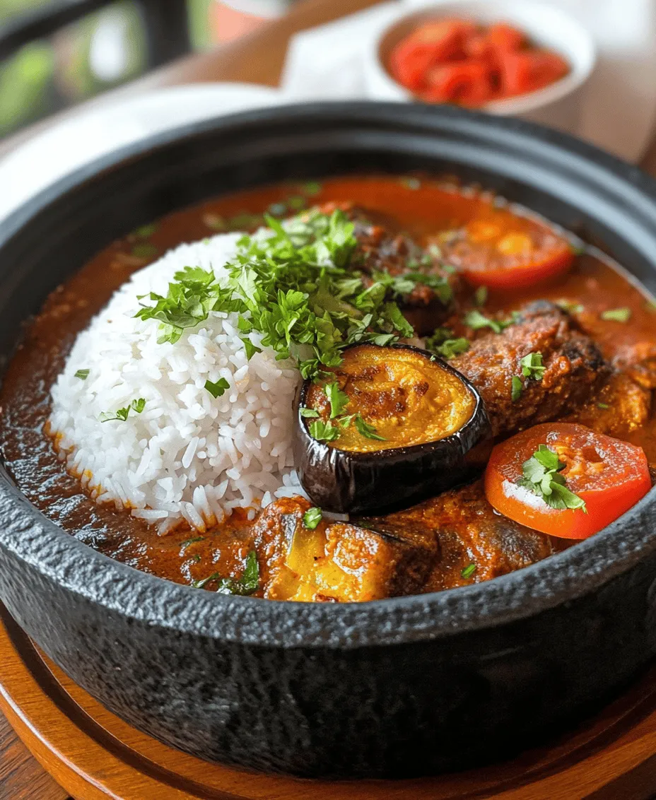 Khoresh Bademjan is a celebrated dish in Persian cuisine, often referred to as the 