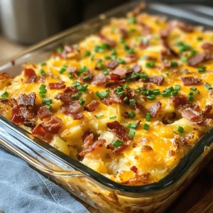Breakfast casseroles have gained immense popularity in recent years due to their versatility and ease of preparation. They allow home cooks to combine various ingredients into a single dish, offering a hearty meal that can feed multiple people. The Cheesy Bacon Potato Breakfast Casserole stands out because it encapsulates the essence of breakfast comfort food – it’s satisfying, filling, and bursting with flavor.