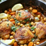 Moroccan cuisine is a vibrant tapestry woven from a rich history of cultural exchange, showcasing a fusion of Berber, Arab, and Mediterranean influences. Known for its bold flavors and aromatic spices, Moroccan cooking offers a sensory delight that transports your palate to the bustling markets of Marrakech or the serene streets of Fez. Among its many culinary gems, Moroccan Spiced Chicken stands out as a dish that encapsulates the essence of this enchanting cuisine: tender chicken marinated in a medley of spices, creating a harmonious blend of textures and flavors that is both comforting and exotic.