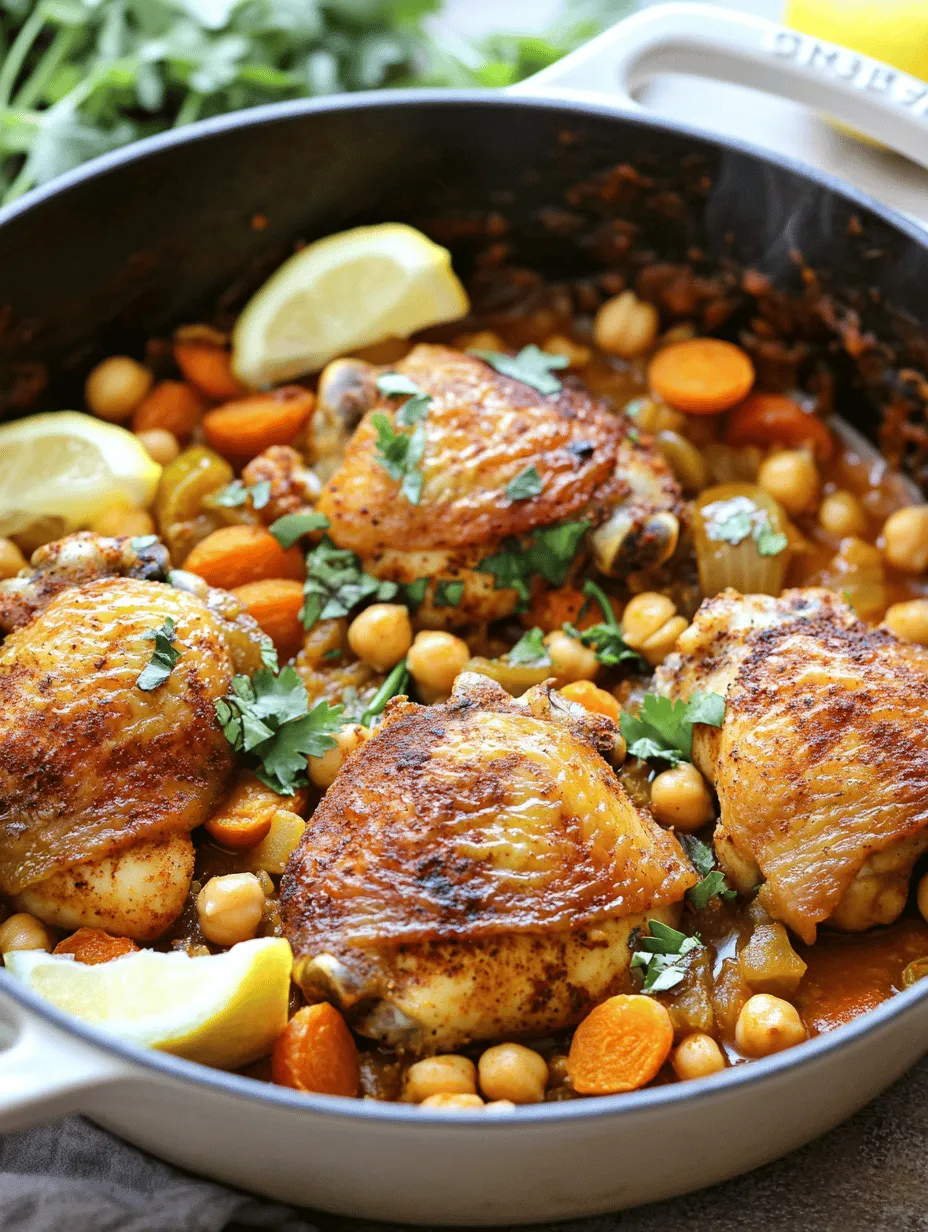 Moroccan cuisine is a vibrant tapestry woven from a rich history of cultural exchange, showcasing a fusion of Berber, Arab, and Mediterranean influences. Known for its bold flavors and aromatic spices, Moroccan cooking offers a sensory delight that transports your palate to the bustling markets of Marrakech or the serene streets of Fez. Among its many culinary gems, Moroccan Spiced Chicken stands out as a dish that encapsulates the essence of this enchanting cuisine: tender chicken marinated in a medley of spices, creating a harmonious blend of textures and flavors that is both comforting and exotic.