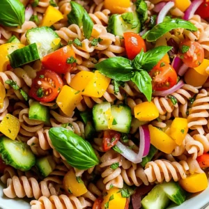 To create a delicious Lemon Basil Pasta Salad, understanding the key ingredients is essential. Each component contributes not only to the flavor but also to the nutritional profile of the salad.