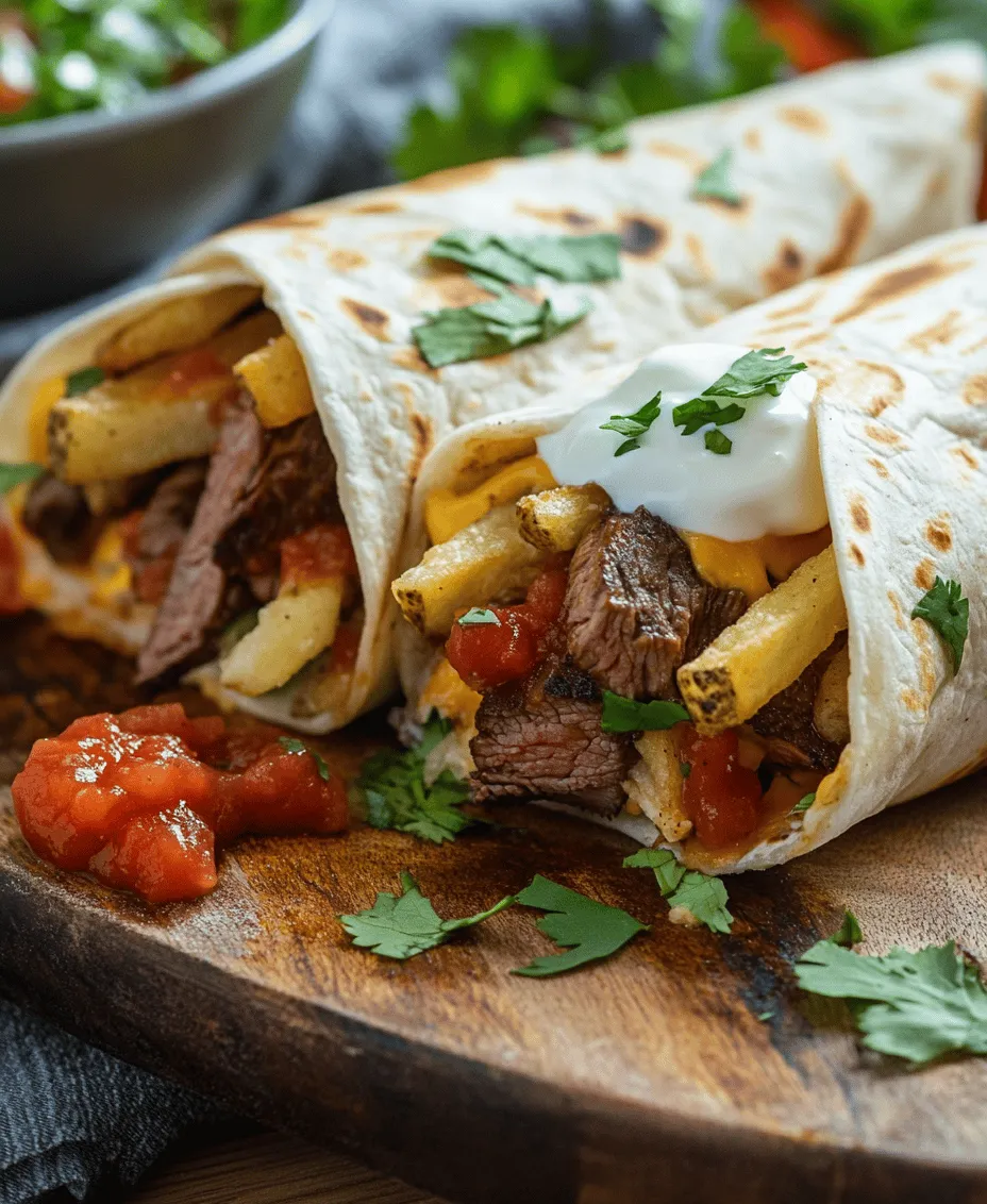 If you're on the lookout for a delicious and indulgent meal that combines crispy, savory, and cheesy elements, look no further than Steak & Cheese Dirty Fry Burritos. This mouthwatering dish elevates the classic burrito by infusing it with juicy steak, crispy fries, and a melty layer of cheese, making it an irresistible option for any occasion. Whether you’re planning a family dinner, hosting a casual gathering with friends, or simply want to treat yourself to a satisfying weeknight meal, these burritos are sure to impress.