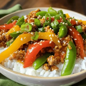 If you're in search of a meal that's both quick to prepare and packed with vibrant flavors, look no further than the Firecracker Ground Chicken Bowl. This dish is a delightful fusion of spicy and savory elements, making it a perfect choice for those who crave excitement in their meals. With its colorful array of fresh vegetables and the satisfying heartiness of ground chicken, this bowl is not only delicious but also offers a healthy option for busy families and individuals alike.