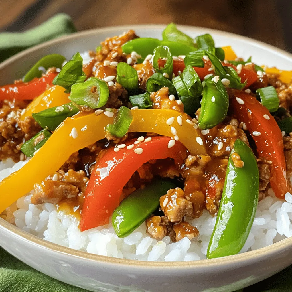 If you're in search of a meal that's both quick to prepare and packed with vibrant flavors, look no further than the Firecracker Ground Chicken Bowl. This dish is a delightful fusion of spicy and savory elements, making it a perfect choice for those who crave excitement in their meals. With its colorful array of fresh vegetables and the satisfying heartiness of ground chicken, this bowl is not only delicious but also offers a healthy option for busy families and individuals alike.