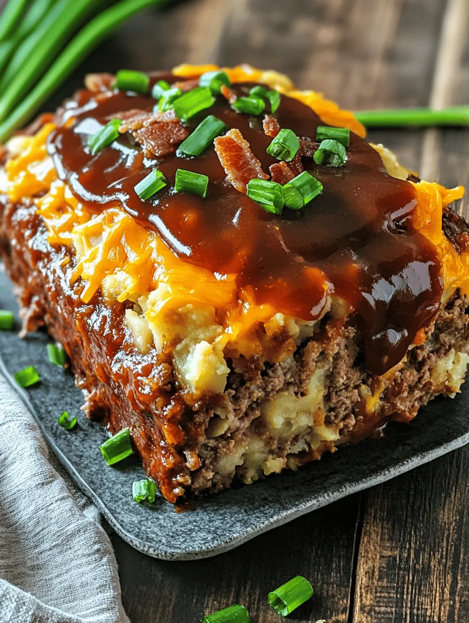 When it comes to comfort food, few dishes can rival the hearty satisfaction of a well-made meatloaf. This Ultimate Loaded Potato Meatloaf takes the classic recipe to new heights by infusing it with the rich flavors and textures of loaded baked potatoes. Imagine a succulent blend of ground meats, creamy mashed potatoes, gooey cheddar cheese, and crispy bacon all wrapped into one delicious loaf. This dish is perfect for family dinners, gatherings, or even a cozy night in, as it offers a delightful twist that will please both kids and adults alike.
