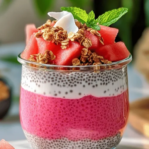 In recent years, chia pudding has surged in popularity as a nutritious and versatile breakfast option. With its creamy texture and endless customization possibilities, this breakfast choice has become a favorite among health enthusiasts and busy individuals alike. Today, we’re excited to introduce a vibrant twist on the classic chia pudding: the Refreshing Watermelon Chia Pudding Breakfast Jar. This delightful dish is not only visually appealing but also a refreshing way to kick-start your day, especially during warm mornings.