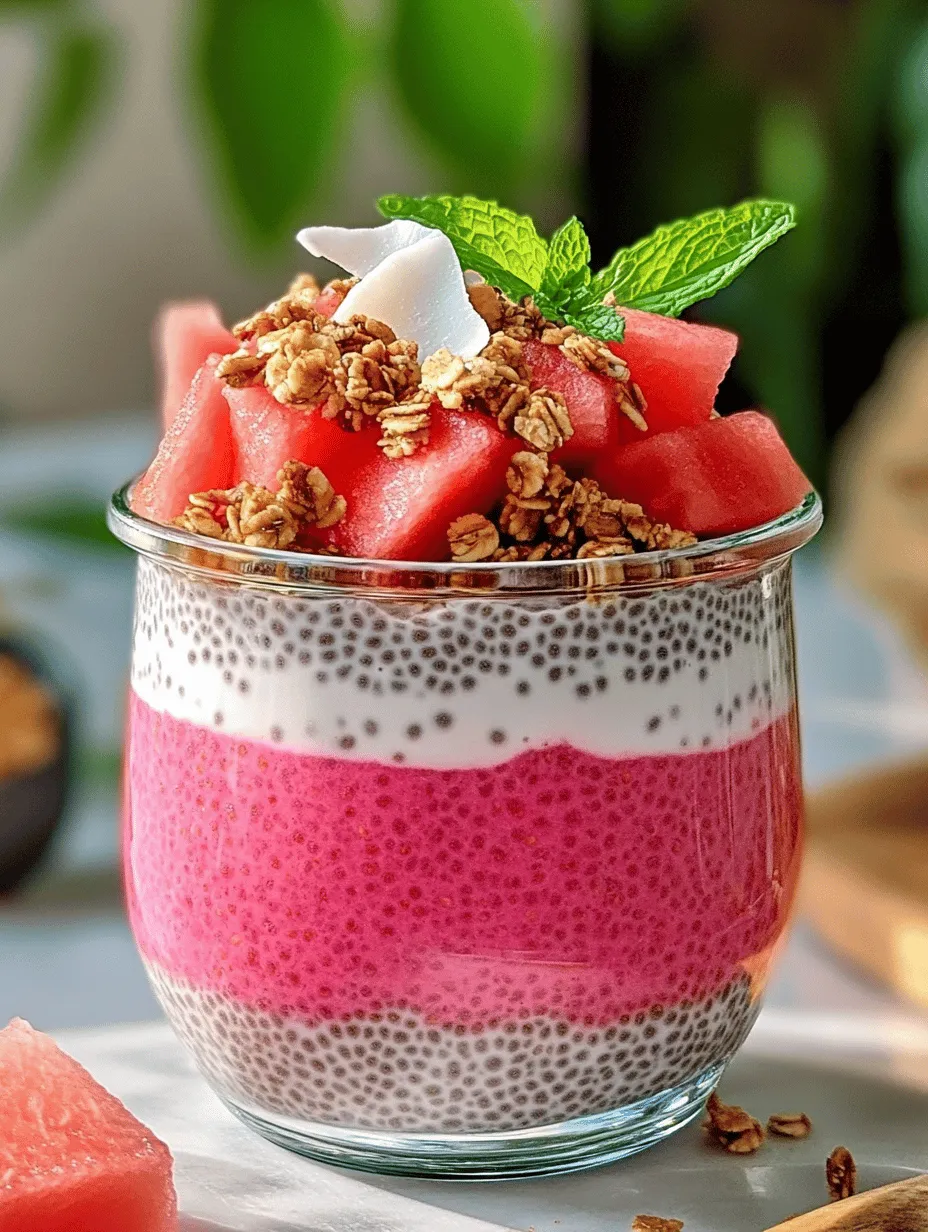 In recent years, chia pudding has surged in popularity as a nutritious and versatile breakfast option. With its creamy texture and endless customization possibilities, this breakfast choice has become a favorite among health enthusiasts and busy individuals alike. Today, we’re excited to introduce a vibrant twist on the classic chia pudding: the Refreshing Watermelon Chia Pudding Breakfast Jar. This delightful dish is not only visually appealing but also a refreshing way to kick-start your day, especially during warm mornings.